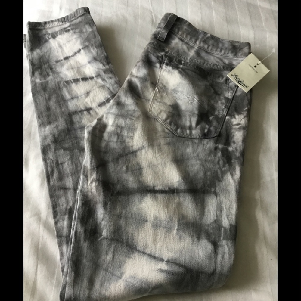 Lucky Brand Gray Tie-Dye Women Jeans